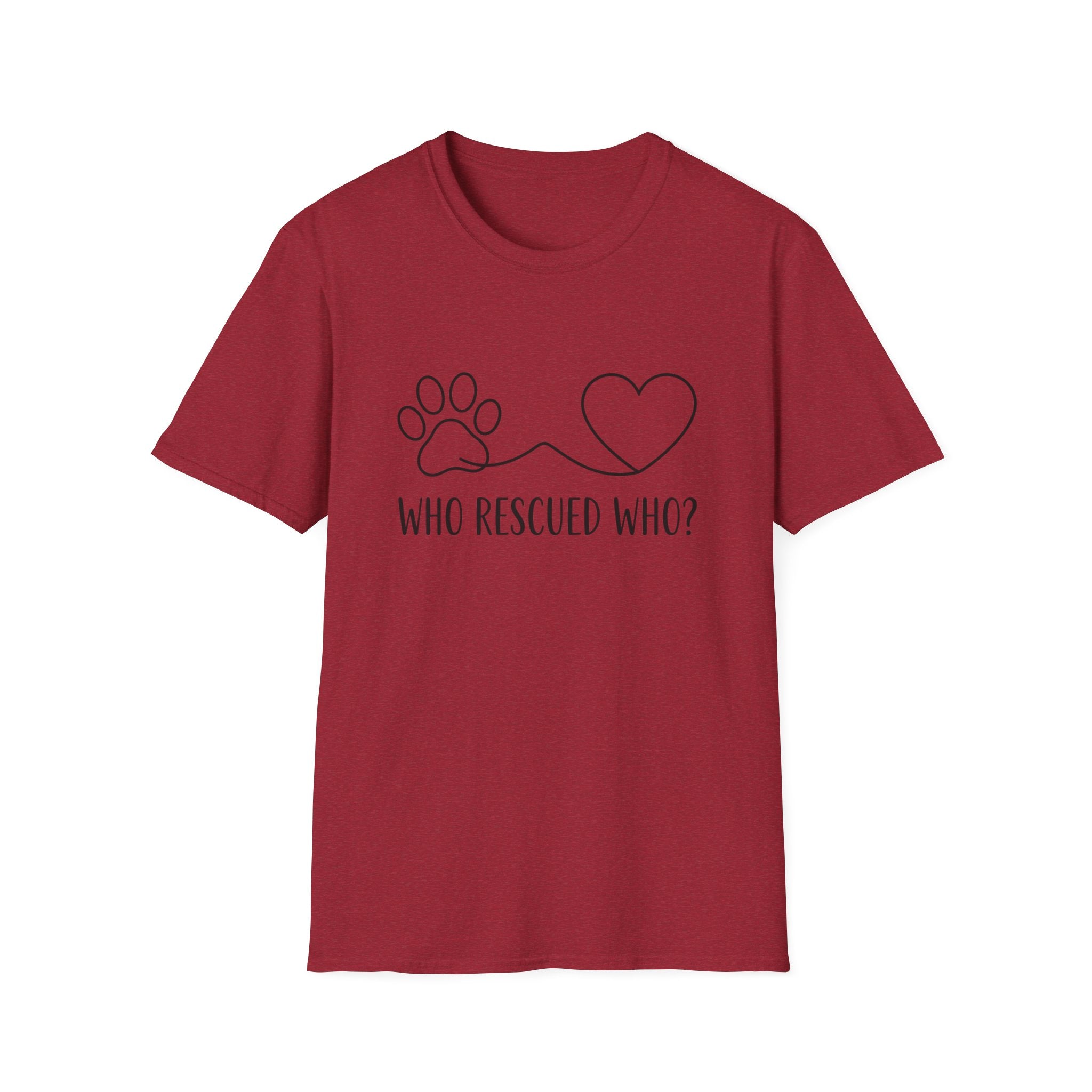 'Who Rescued Who?' Graphic T-Shirt