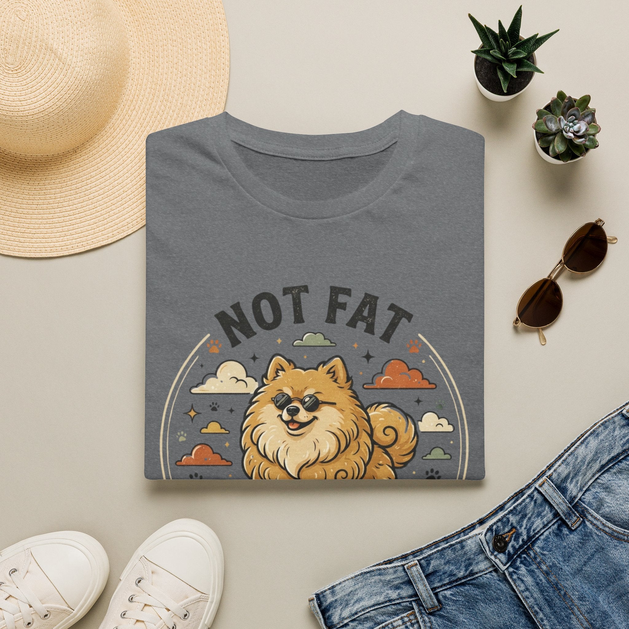'Not Fat Just Fluffy' Graphic T-Shirt