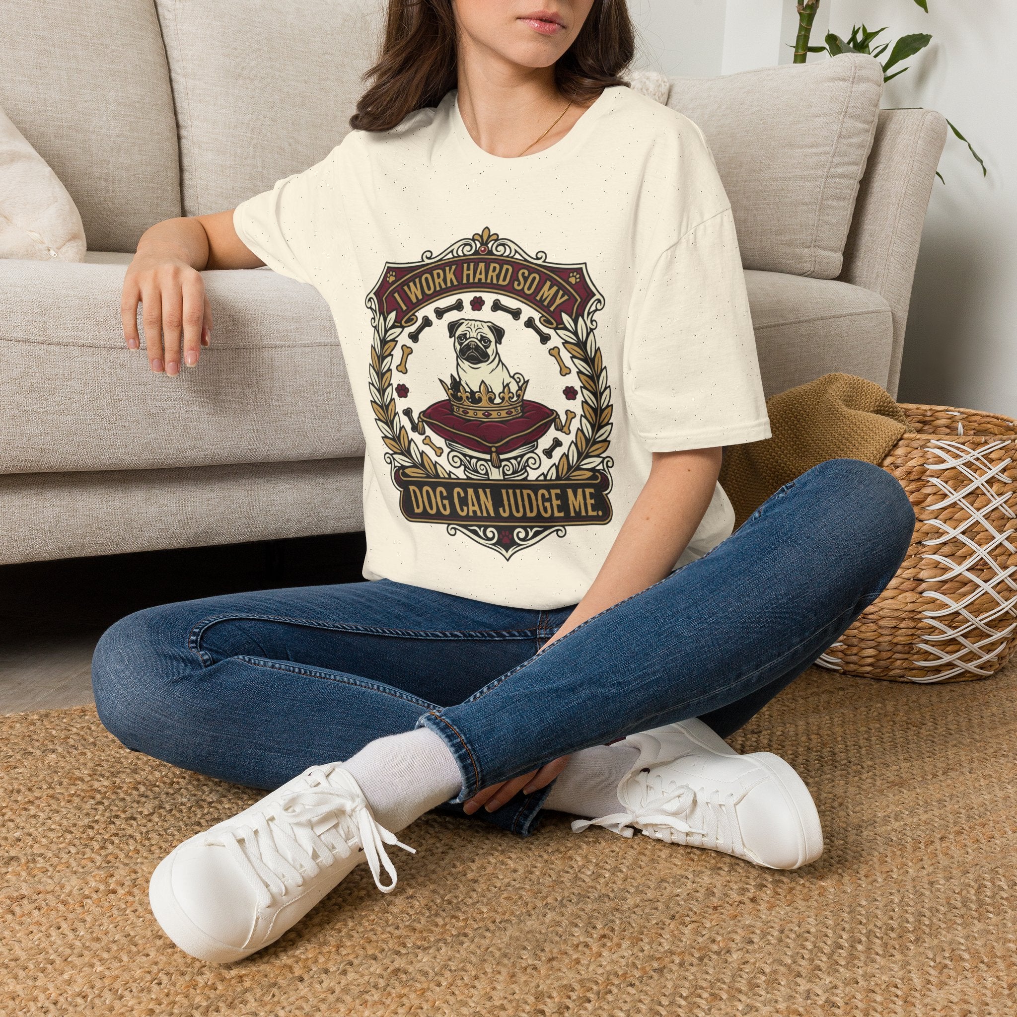 'Dog Can Judge Me' Graphic T-Shirt