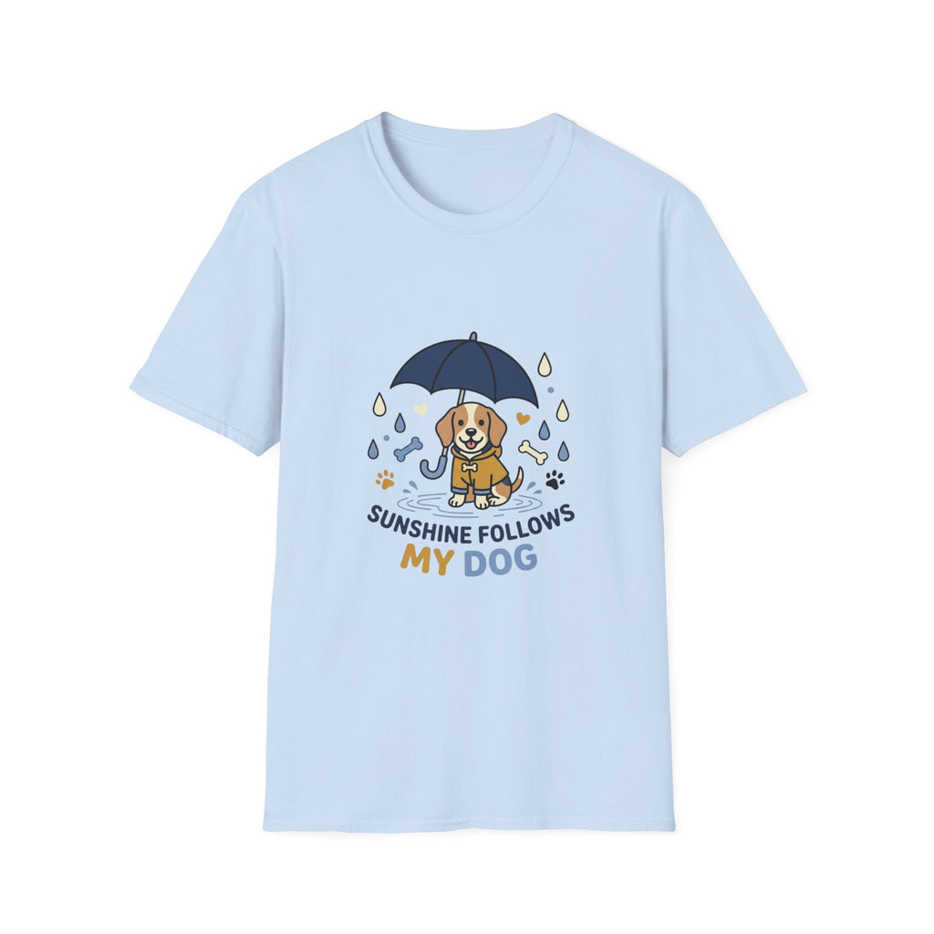 'Sunshine Follow My Dog' Graphic T-Shirt
