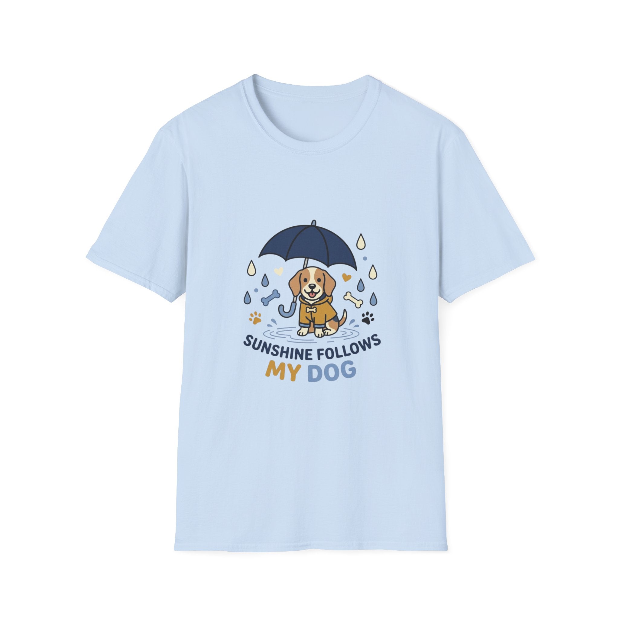 'Sunshine Follow My Dog' Graphic T-Shirt