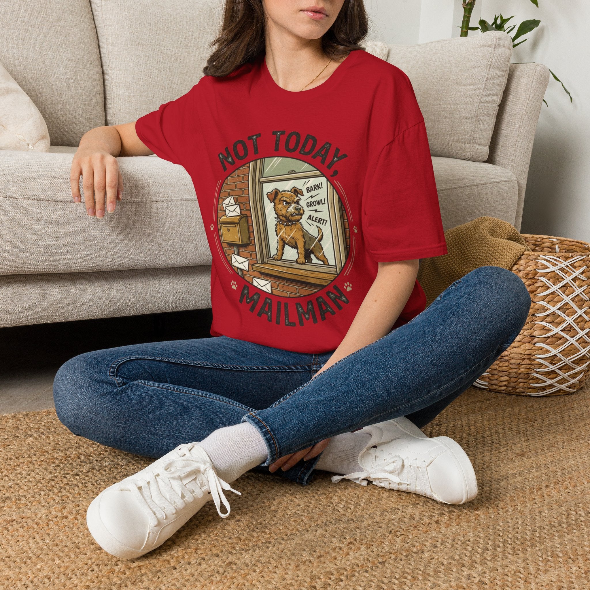 'Not Today Mailman' Graphic T-Shirt