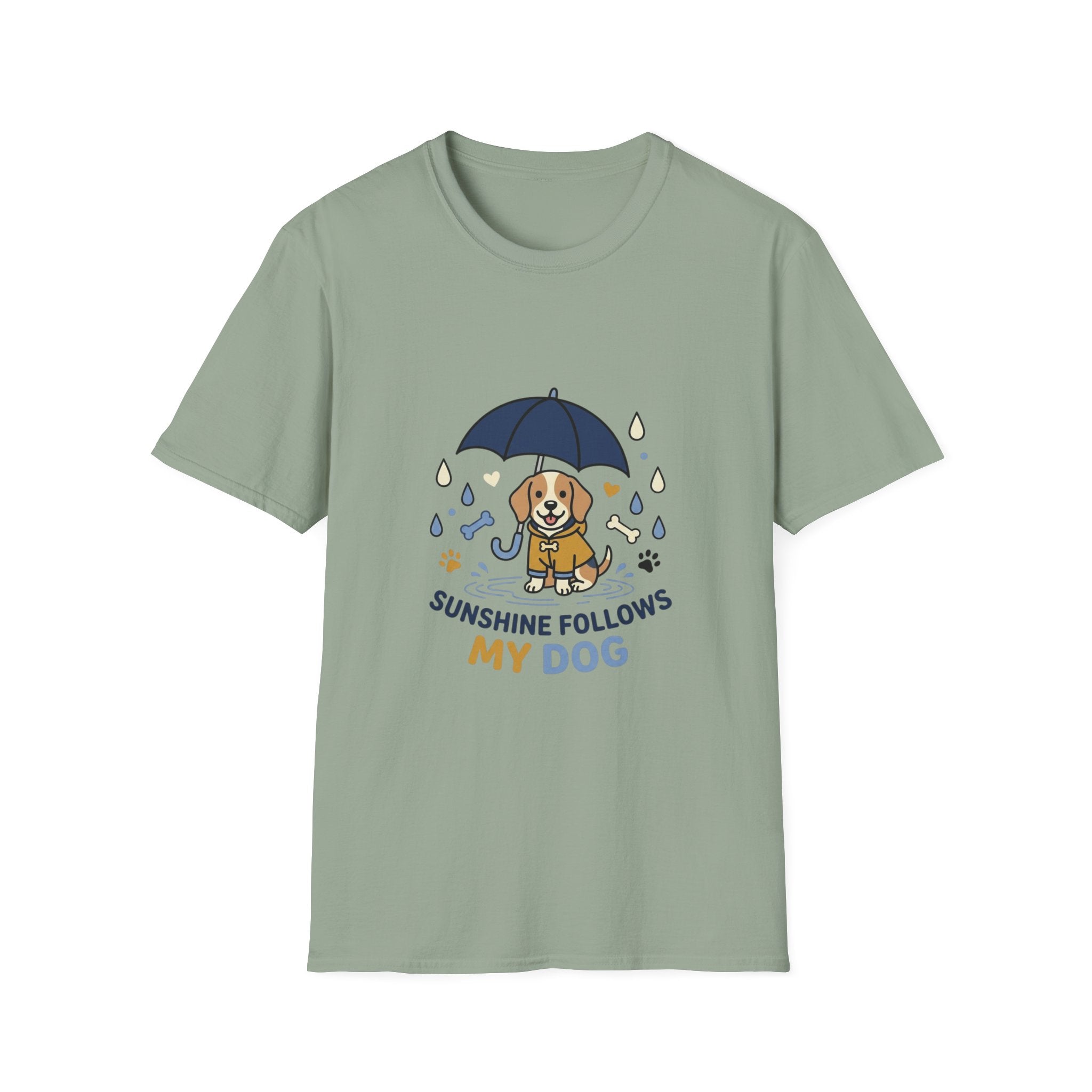 'Sunshine Follow My Dog' Graphic T-Shirt