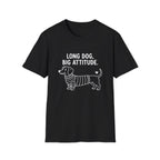'Long Dog Big Attitude' Graphic T-Shirt
