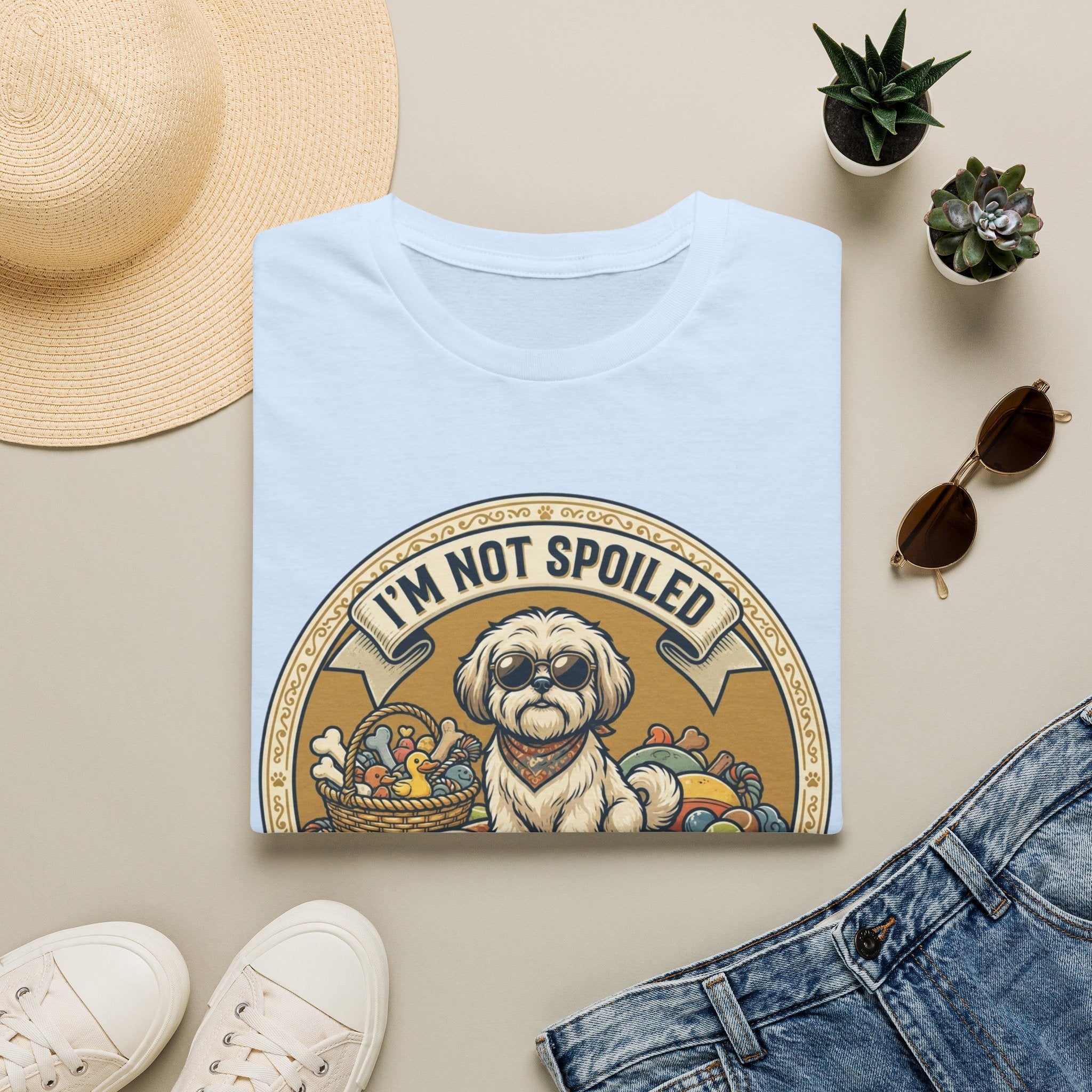 'I'M Not Spoiled I'M Well Loved' Graphic T-Shirt