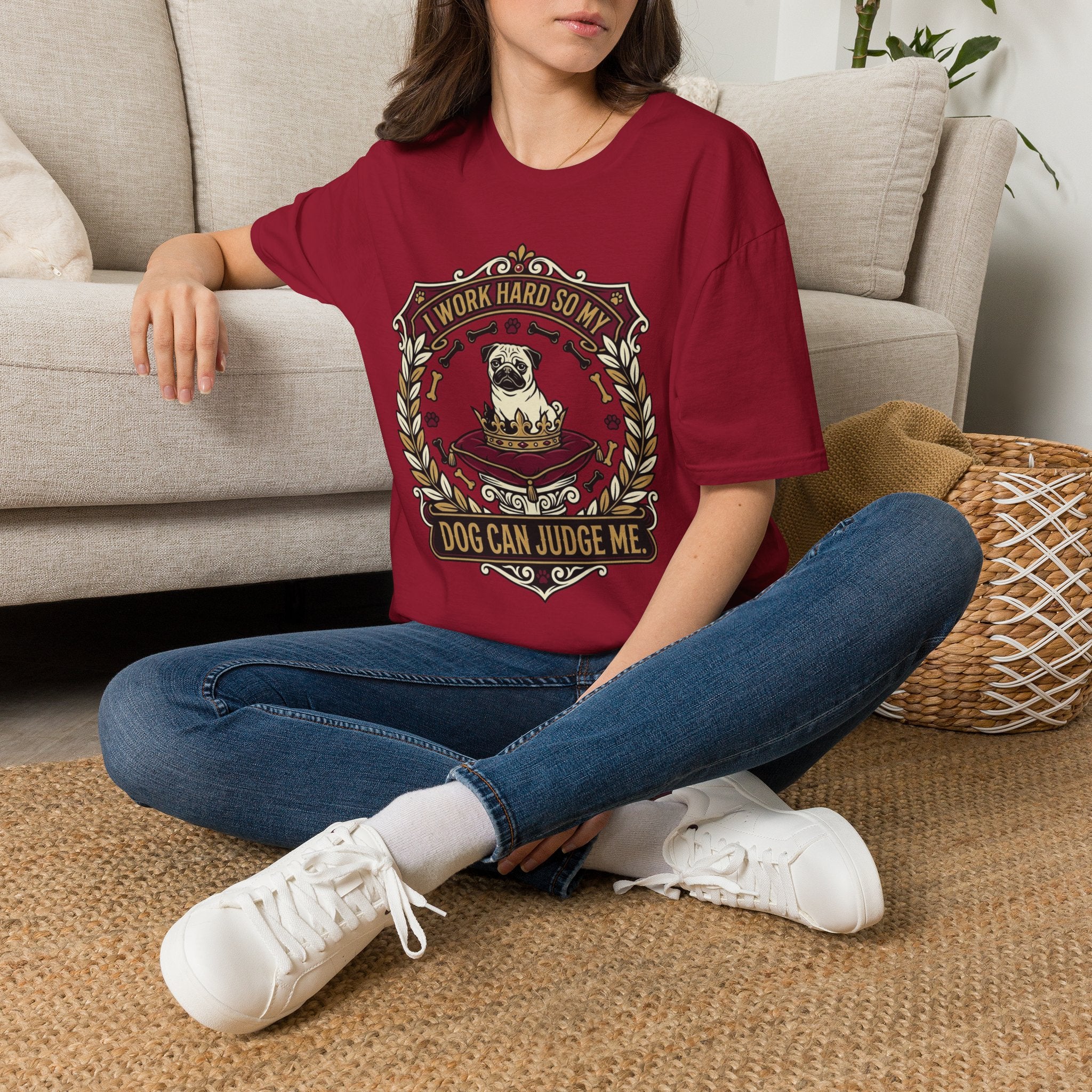 'Dog Can Judge Me' Graphic T-Shirt
