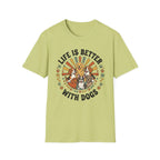 'Life Is Better With Dogs' Graphic T-Shirt