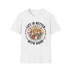 'Life Is Better With Dogs' Graphic T-Shirt