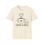 'Coffee & Dogs' Graphic T-Shirt