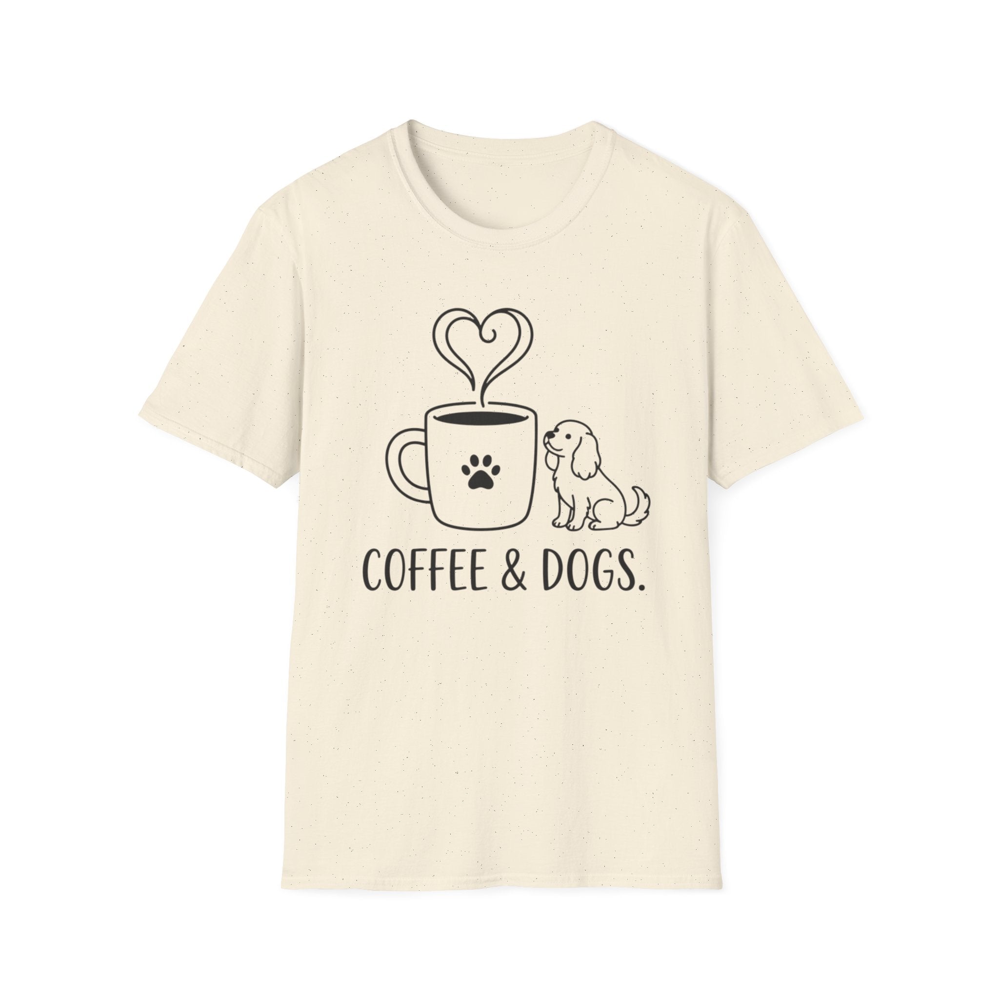 'Coffee & Dogs' Graphic T-Shirt