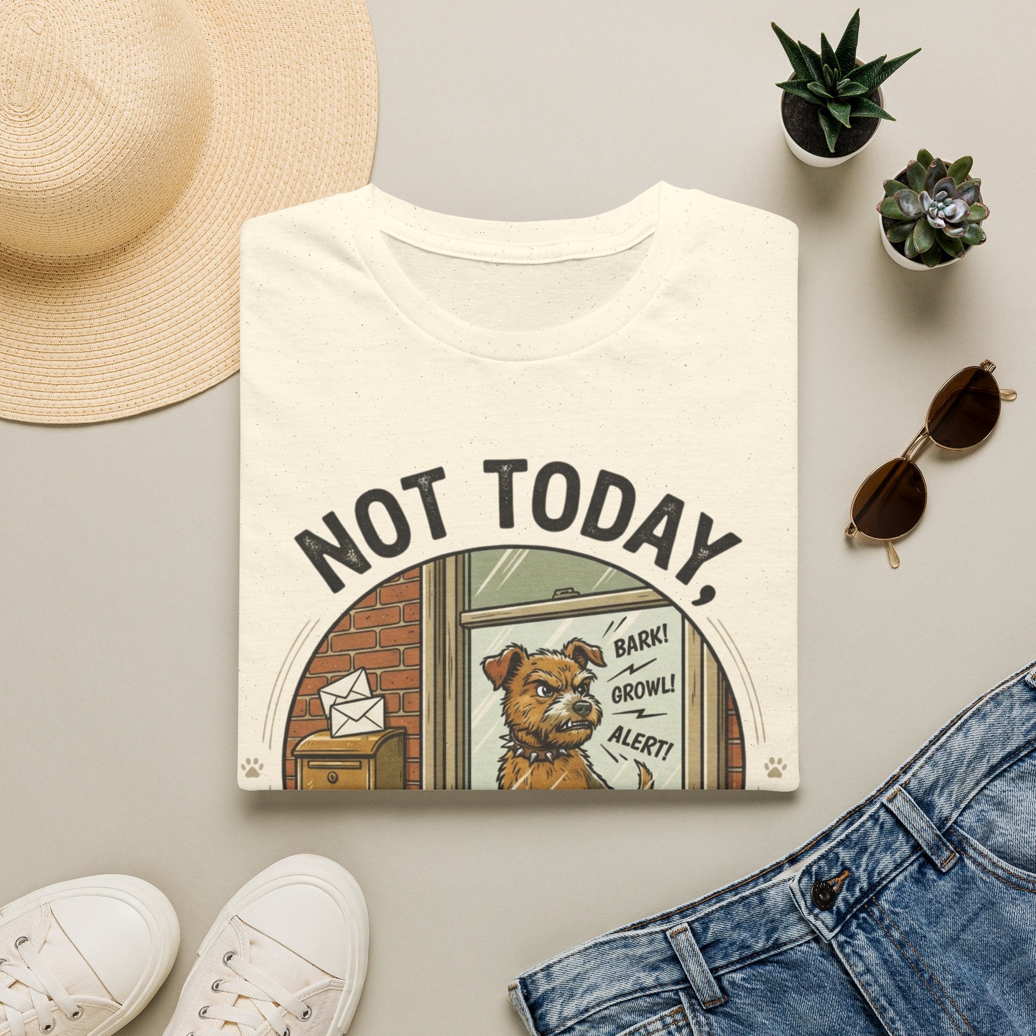 'Not Today Mailman' Graphic T-Shirt