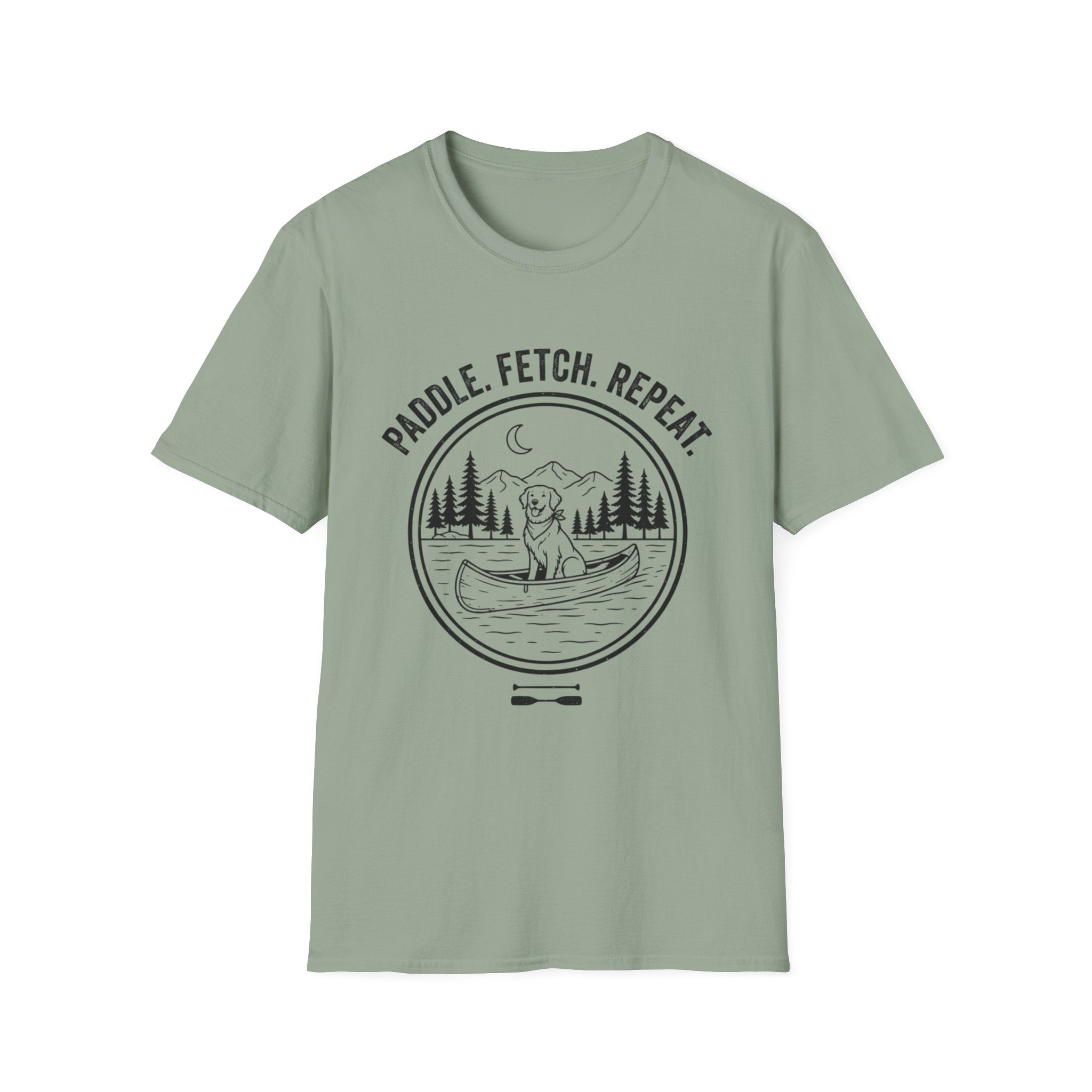 'Paddle,Fetch,Repeat' Graphic T-Shirt
