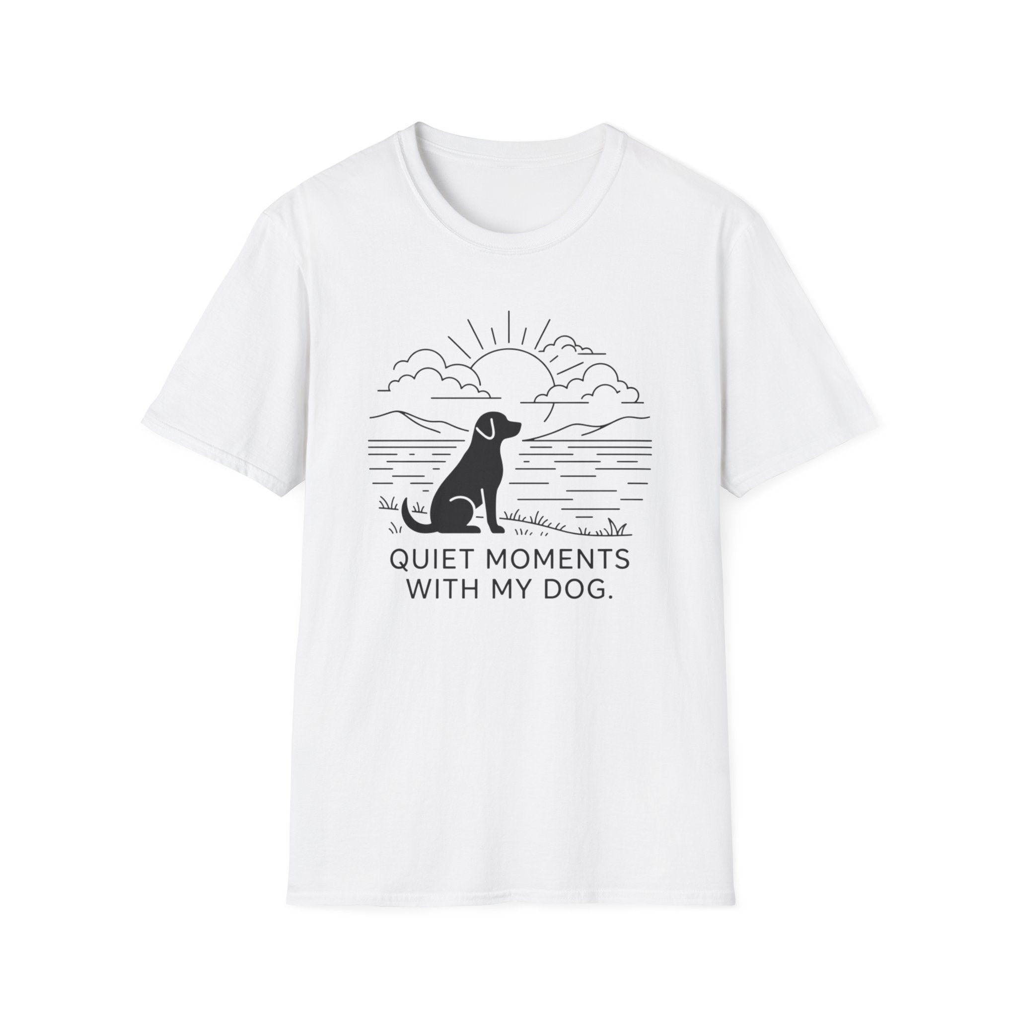 'Quiet Moments With My Dog' Graphic T-Shirt