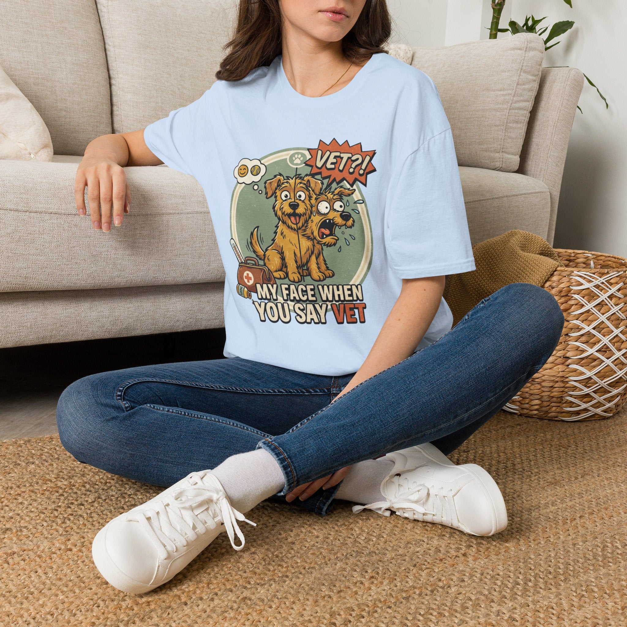 'My Face When You Say Vet' Graphic T-Shirt