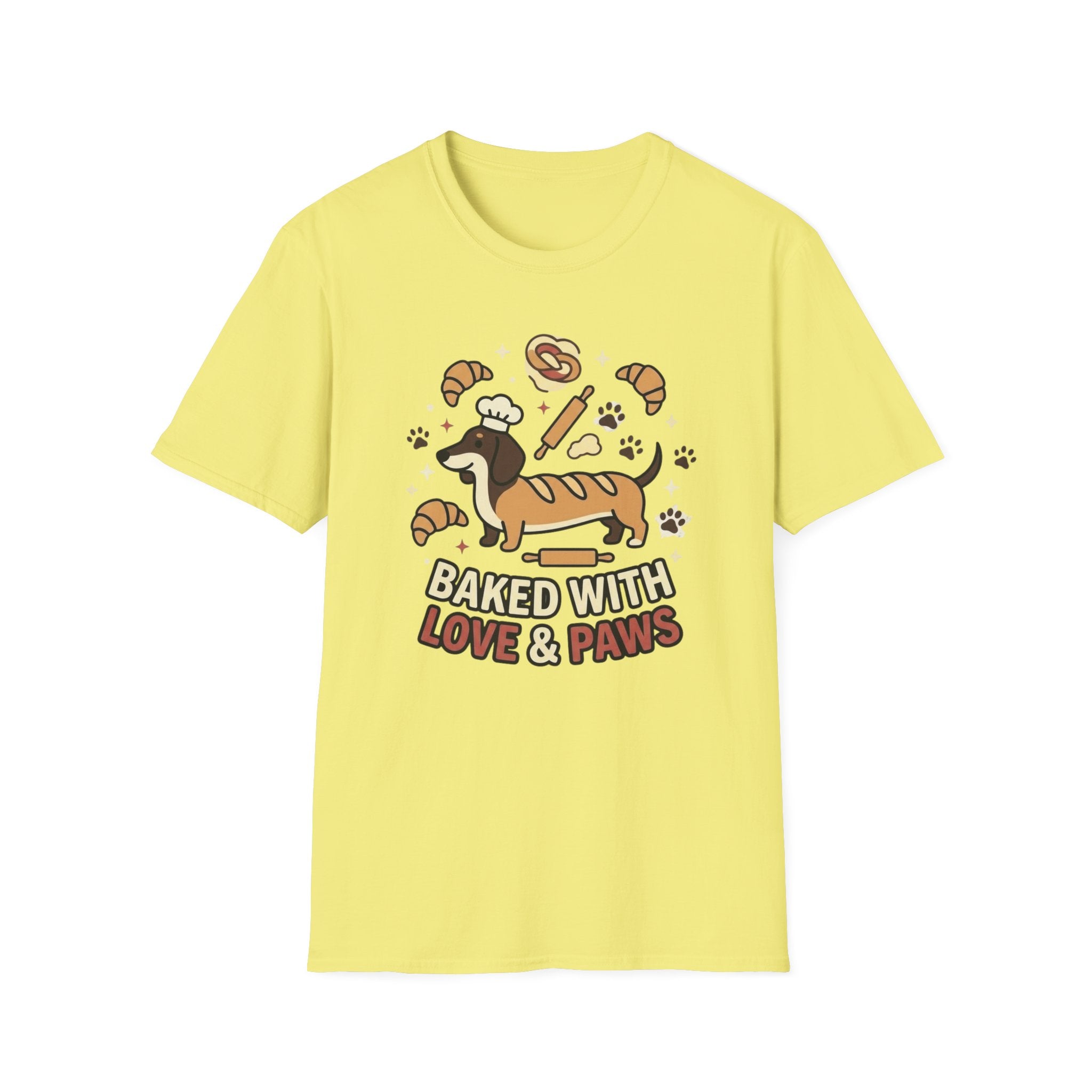 Baked with Love & Paws Graphic T-shirts
