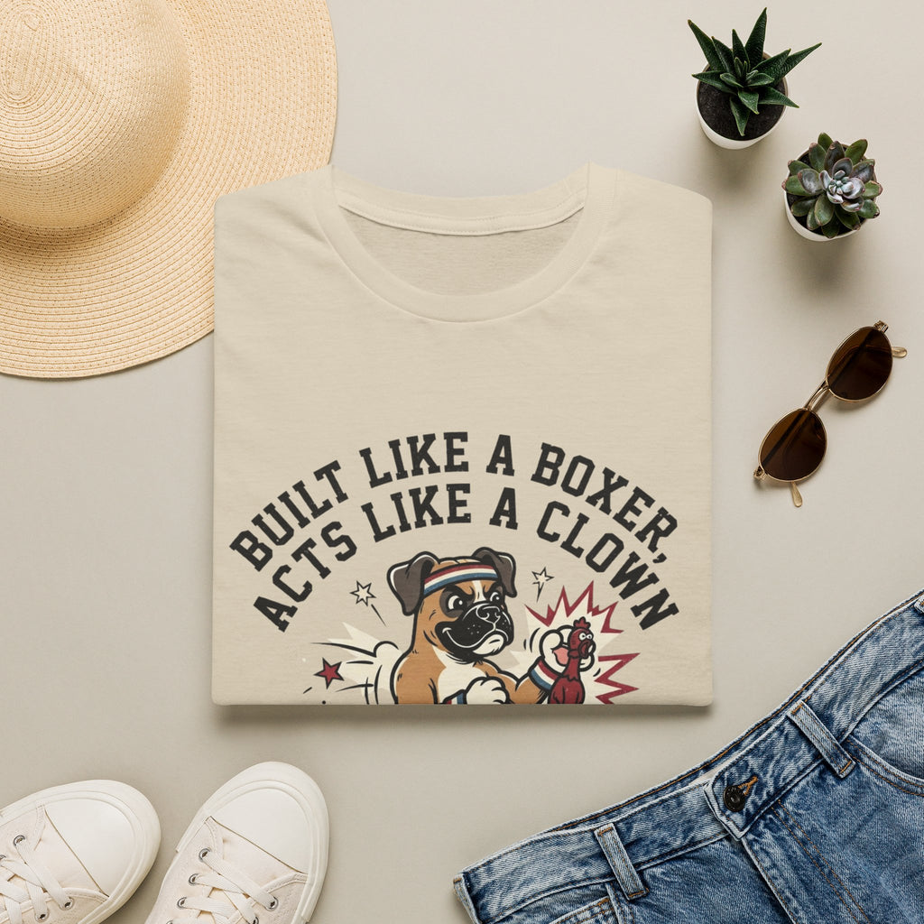 'Built Like A Boxer Acts Like A Clown' Graphic T-Shirt