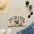 'Built Like A Boxer Acts Like A Clown' Graphic T-Shirt