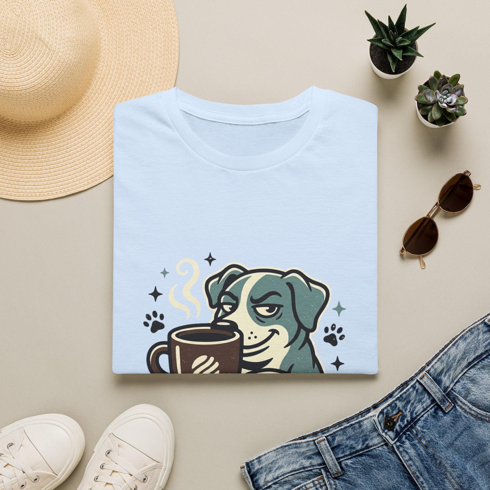 'I M Only Here For The Dog' Graphic T-Shirt