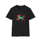 Colorful Running Dog T-Shirt