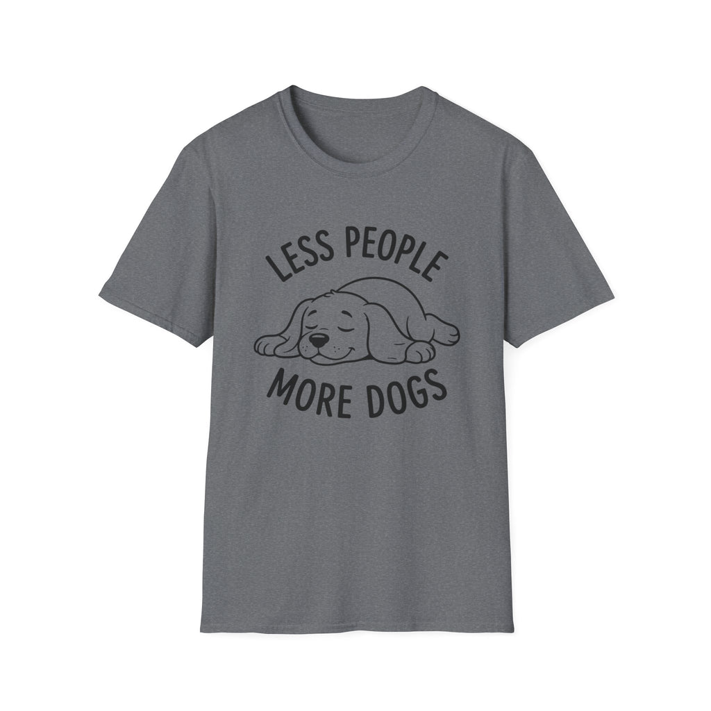 'Less People More Dogs' Graphic T-Shirt