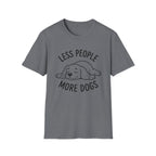 'Less People More Dogs' Graphic T-Shirt