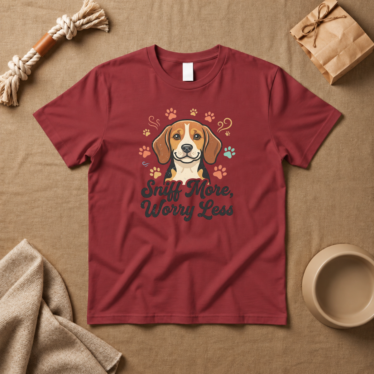 Sniff More, Worry Less T-Shirt