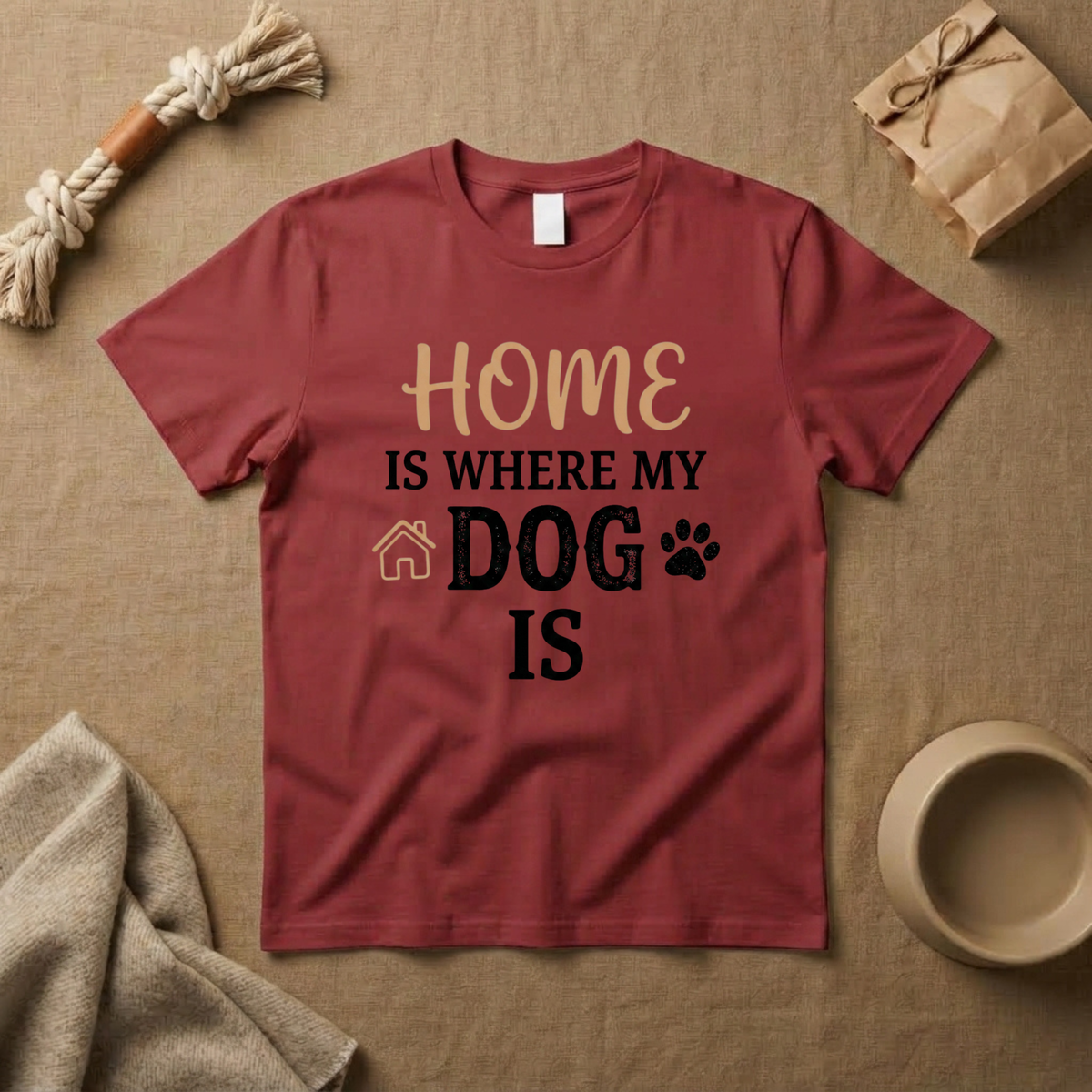 Home Is Where My Dog Is T-Shirt