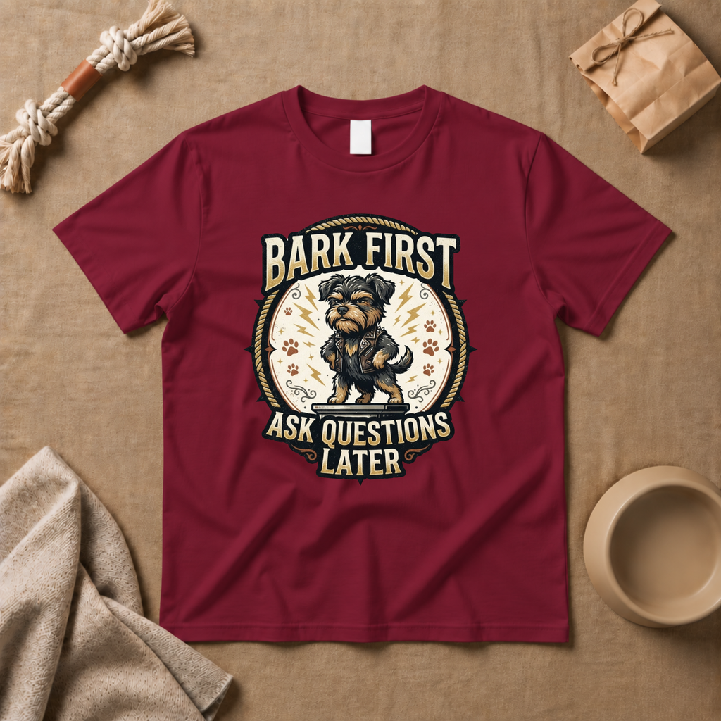 Bark First Ask Question Later T-Shirt