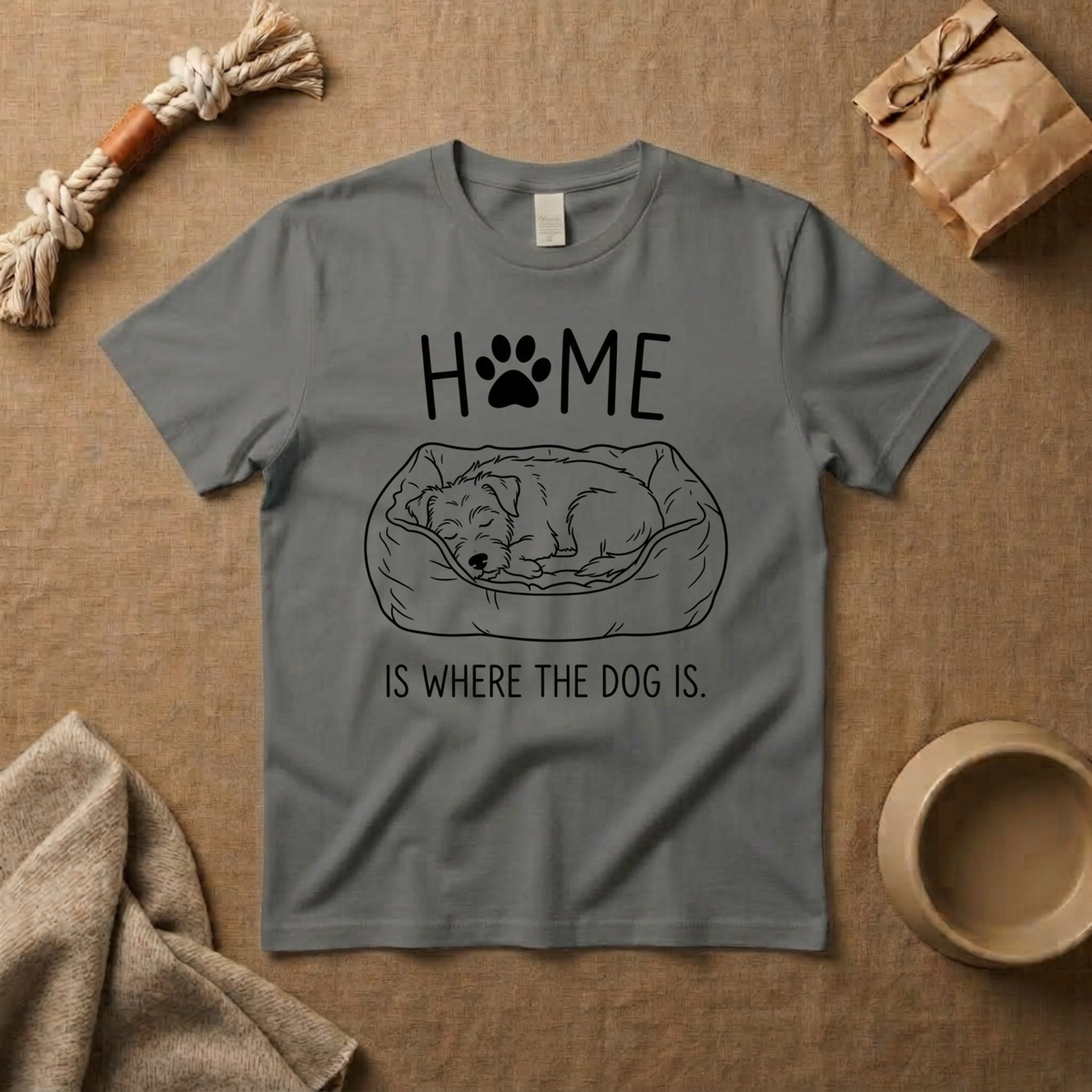 Home Is Where The Dog Is T-Shirt