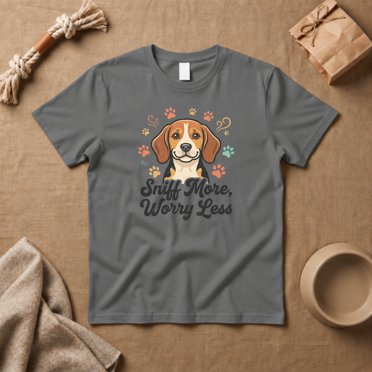 Sniff More, Worry Less T-Shirt