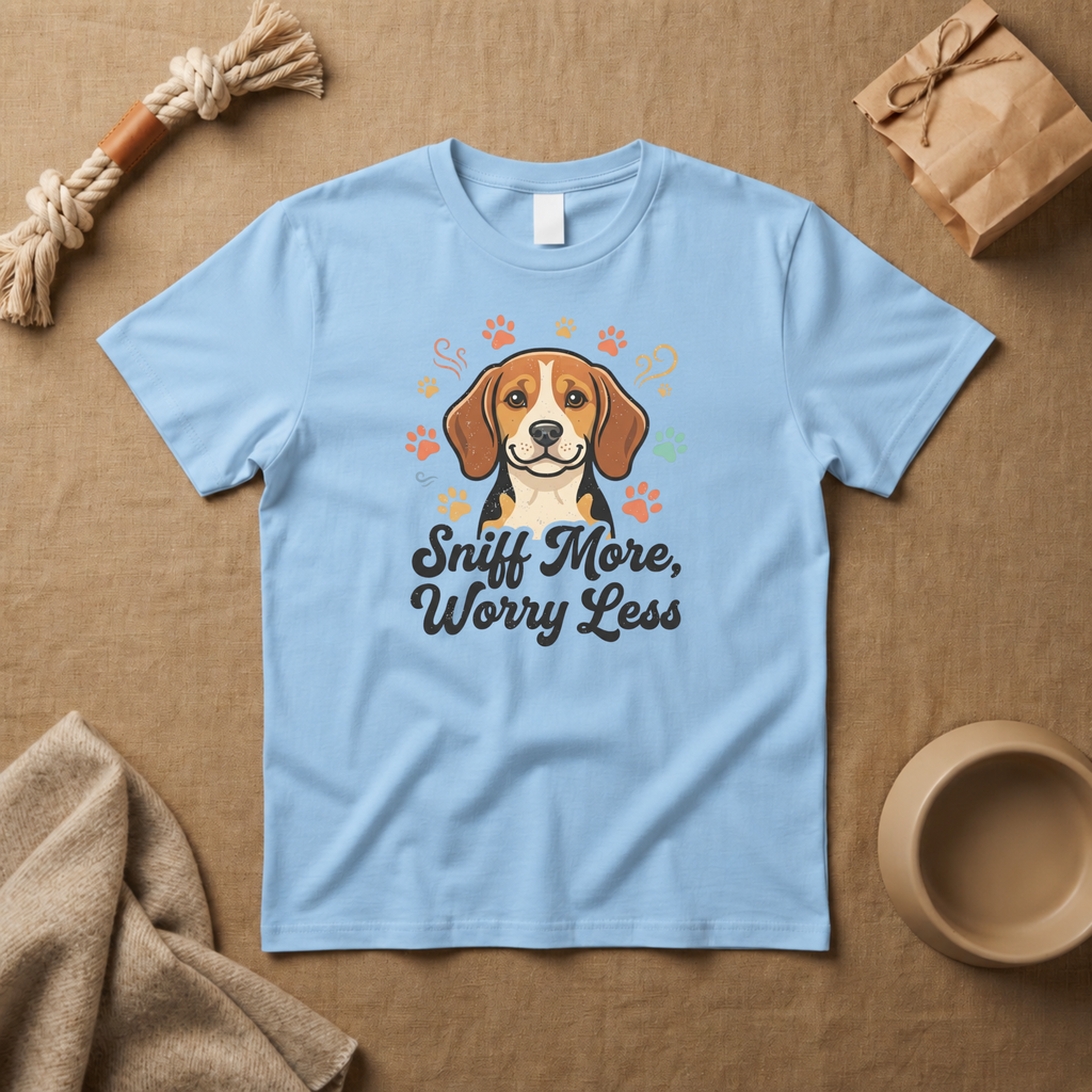 Sniff More, Worry Less T-Shirt