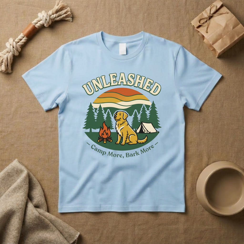 Camp More, Bark More T-Shirt