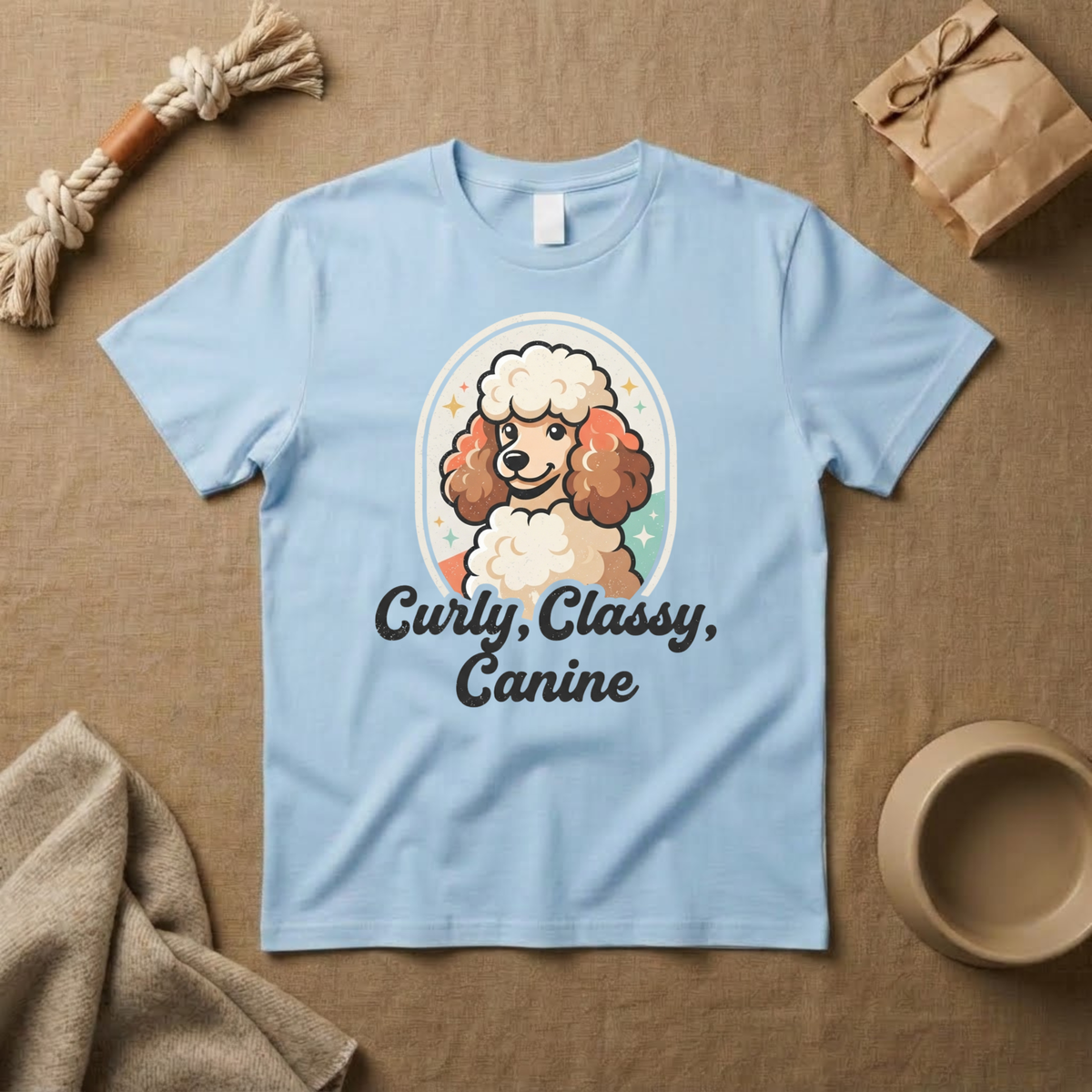 Curly, Classy, Canine T-Shirt
