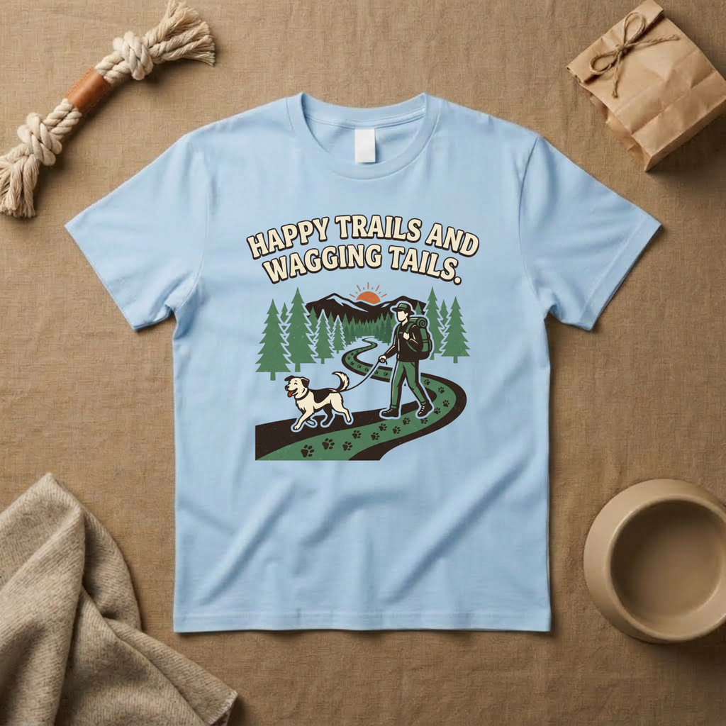 Happy Trails & Wagging Tails T-Shirt