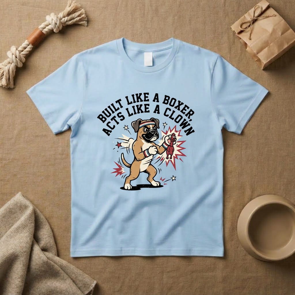 Built Like A Boxer Acts Like A Clown T-Shirt