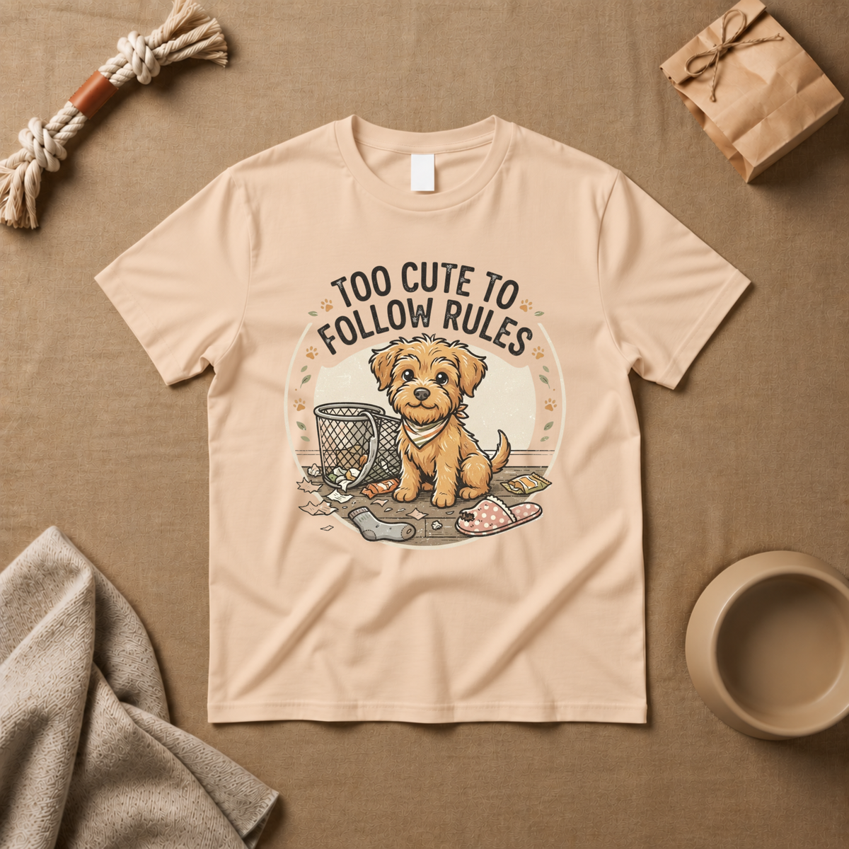 Too Cute To Follow Rules T-Shirt