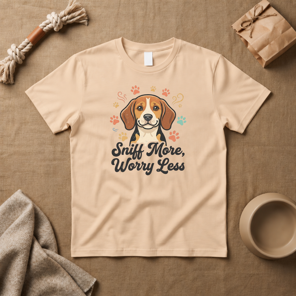 Sniff More, Worry Less T-Shirt
