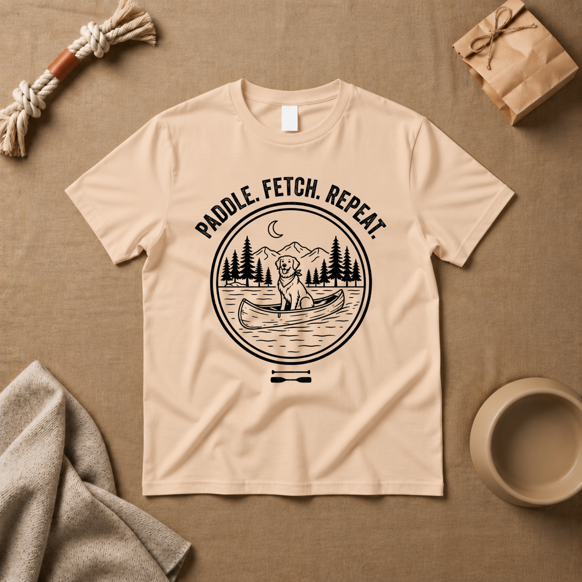 Paddle,Fetch,Repeat T-Shirt