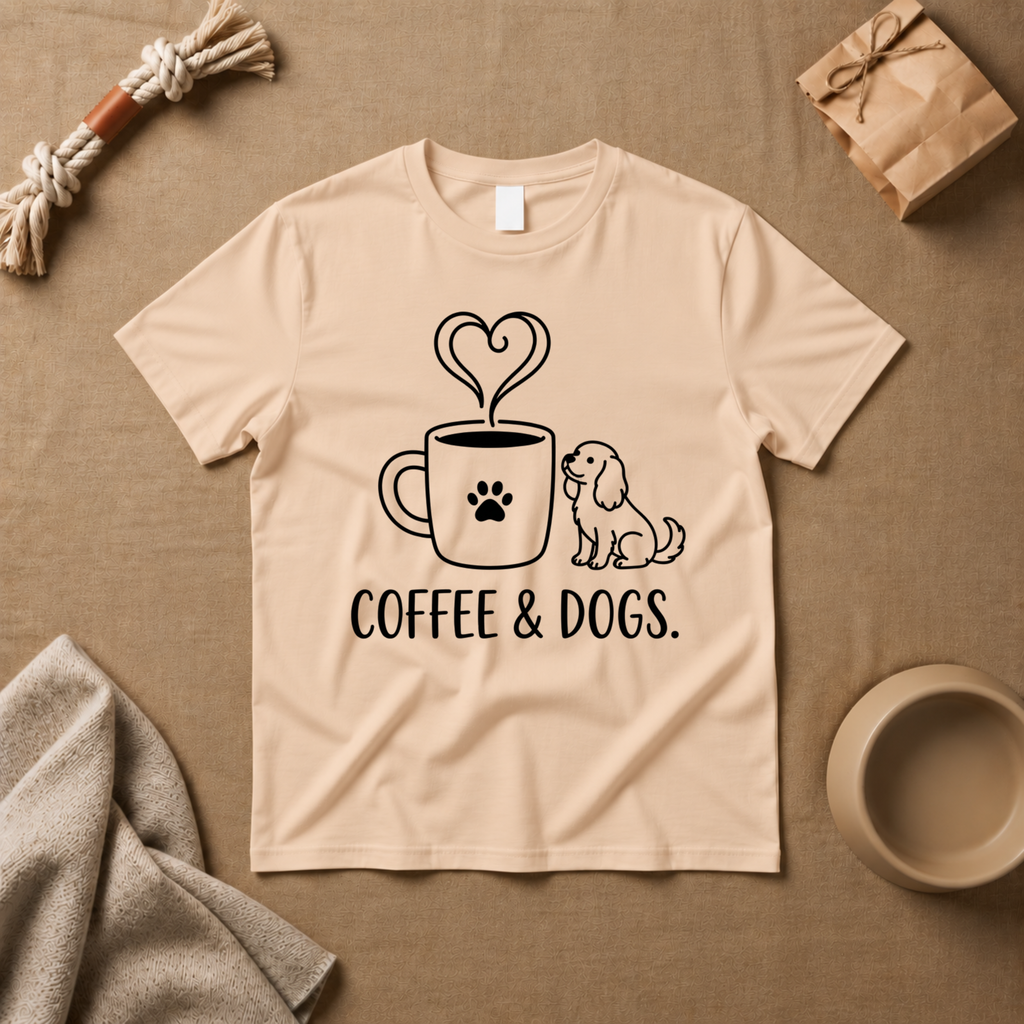 Coffee & Dogs T-Shirt