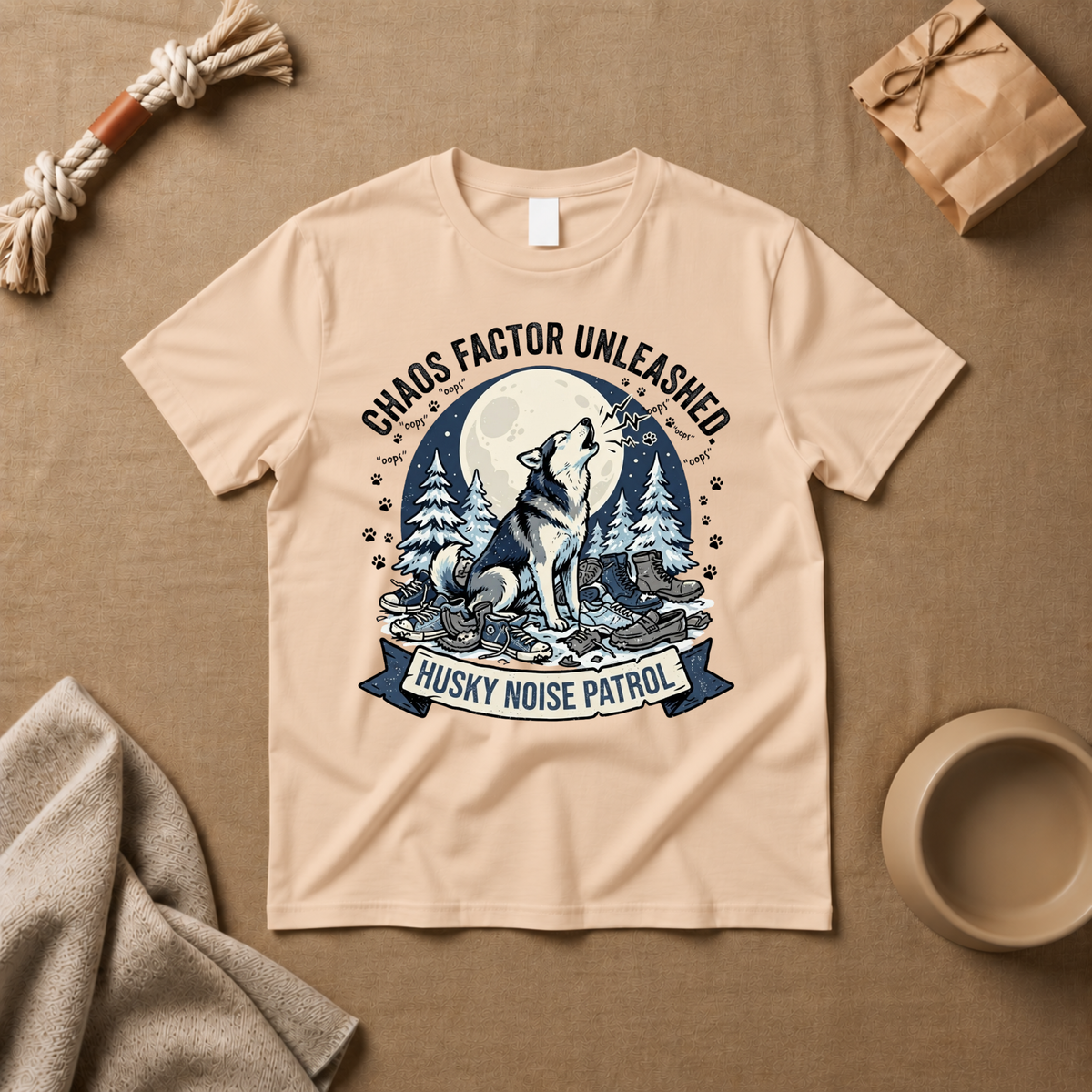 Husky Noise Patrol T-Shirt