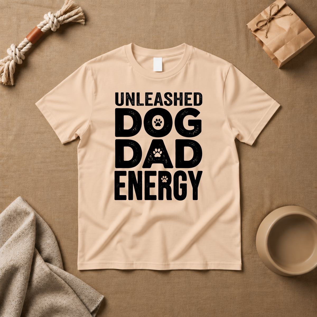 Dog Dad Energy T-Shirt