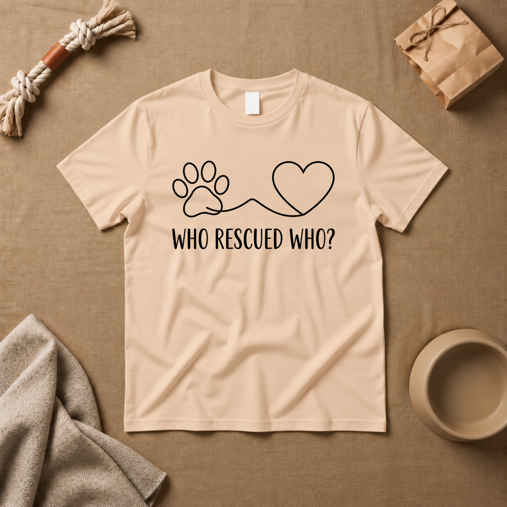 Who Rescued Who T-Shirt