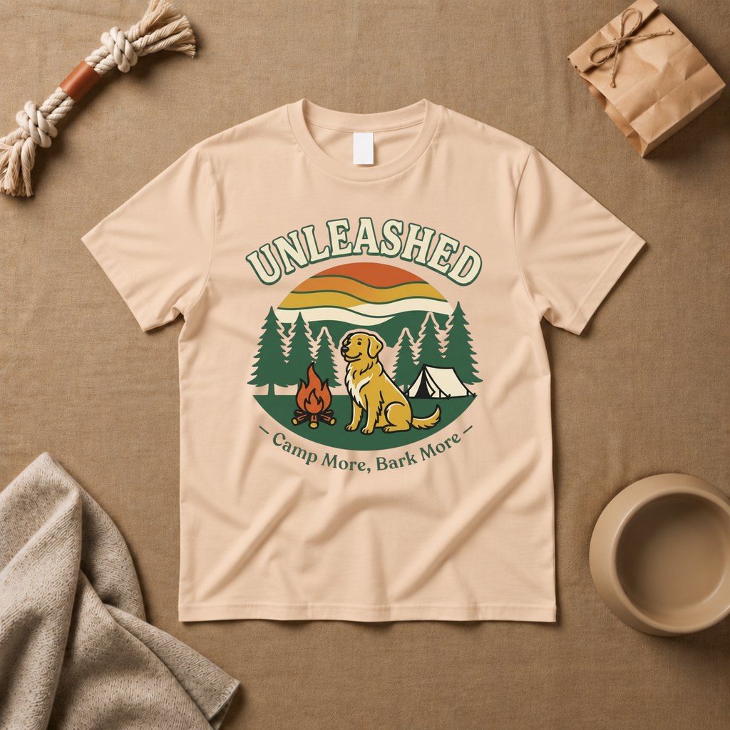 Camp More, Bark More T-Shirt