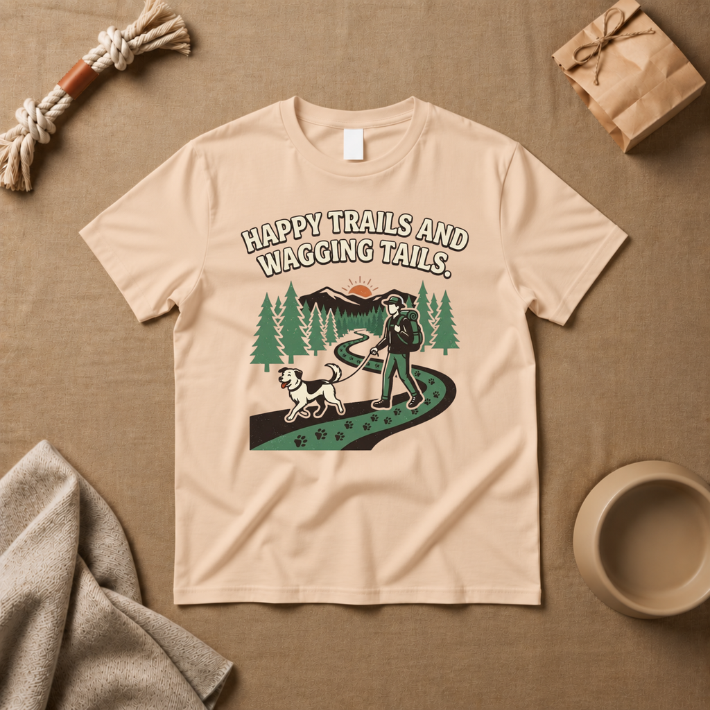 Happy Trails & Wagging Tails T-Shirt