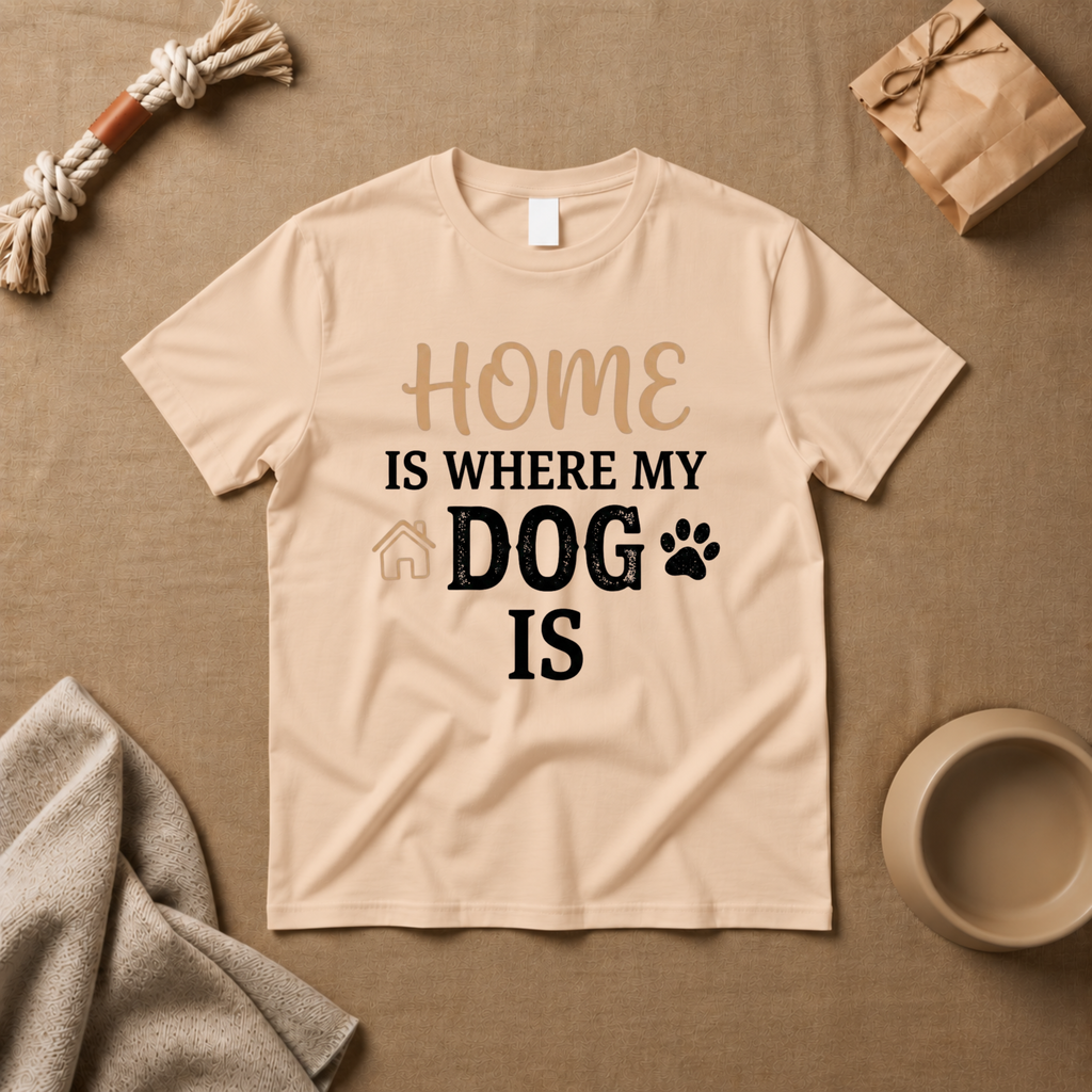 Home Is Where My Dog Is T-Shirt