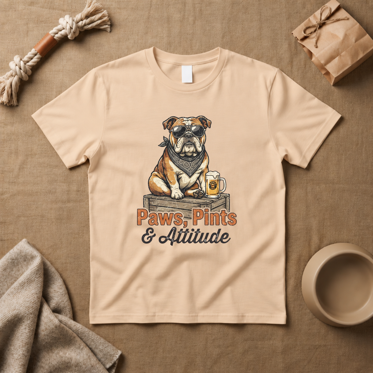 Paws, Pints & Attitude T-Shirt