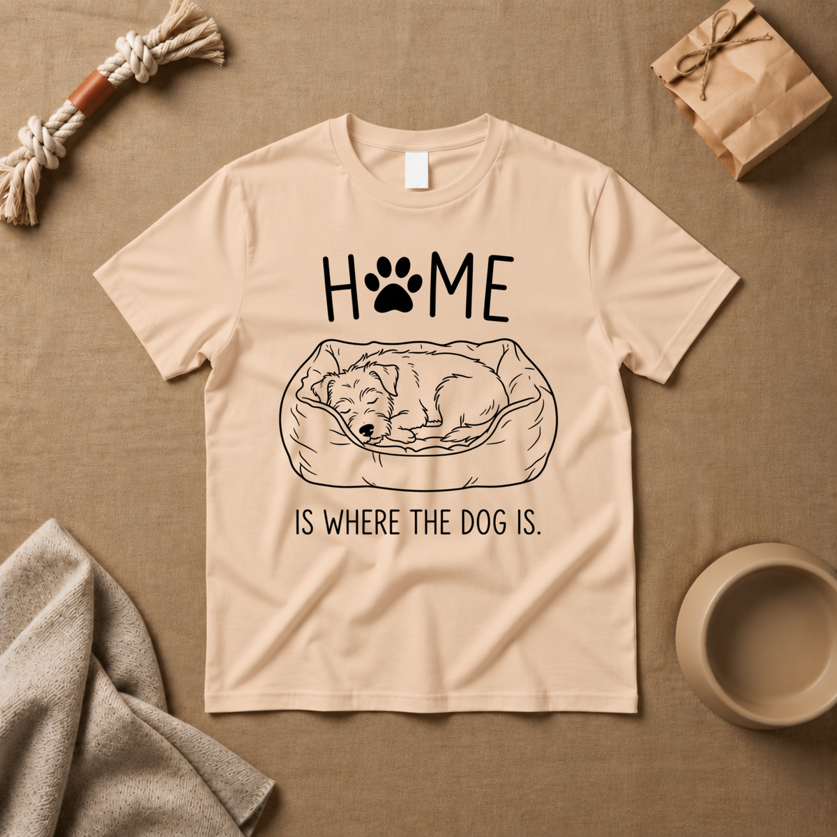 Home Is Where The Dog Is T-Shirt