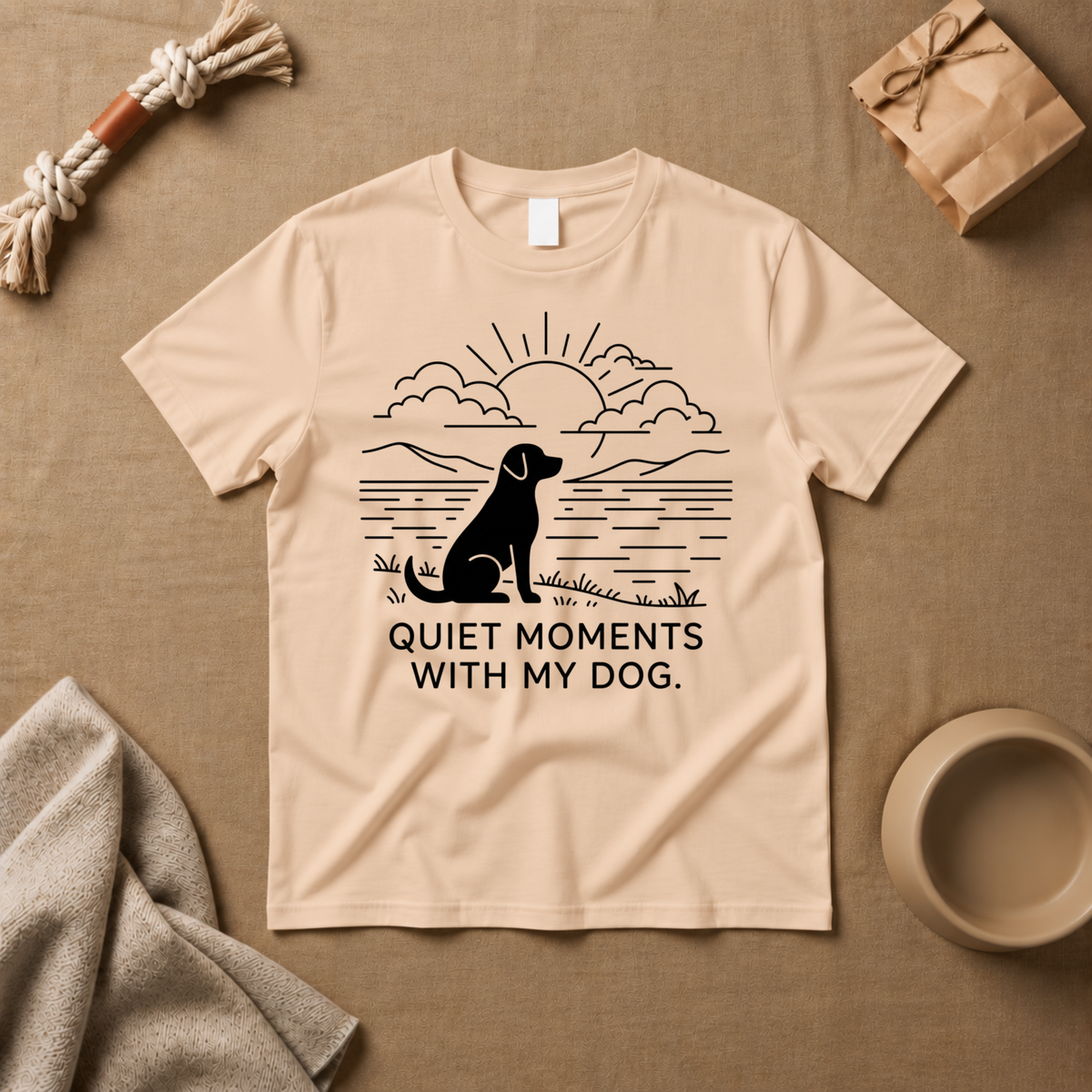 Quiet Moments With My Dog T-Shirt