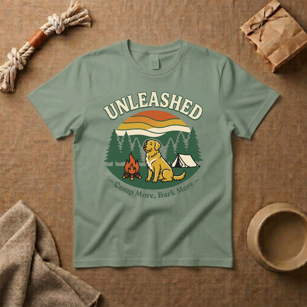 Camp More, Bark More T-Shirt