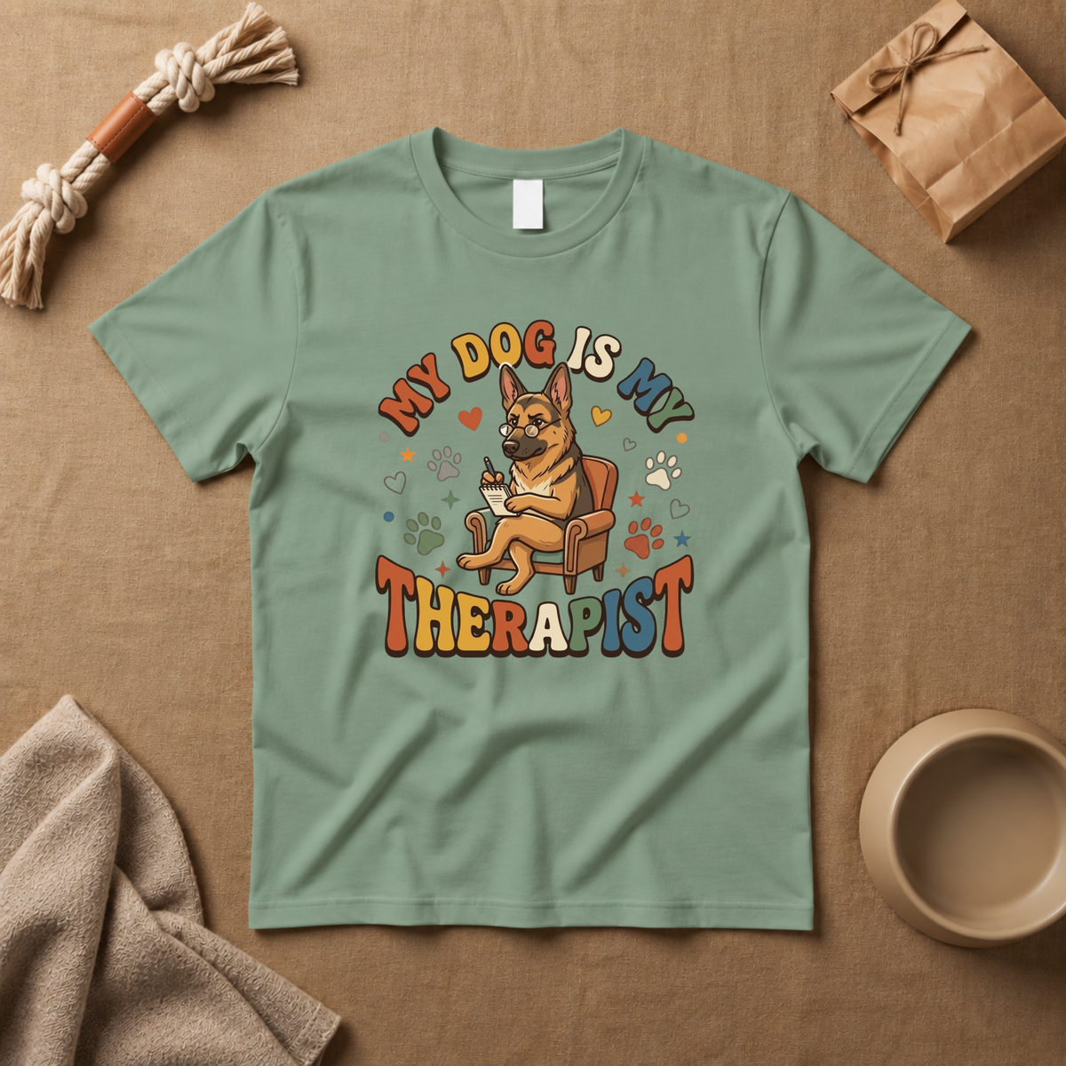 My Dog Is My Therapist T-Shirt